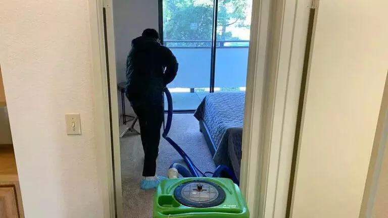 cleaning, room, green vacuum.